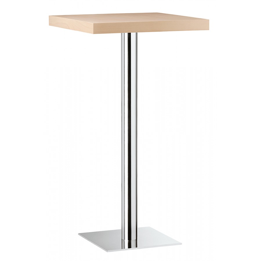 Masa uz comercial inalta din lemn si otel Metalmobil XT 479A T